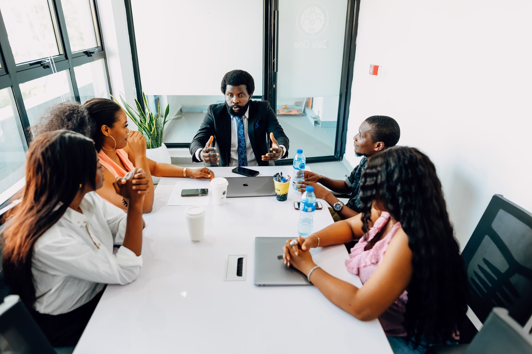 A working meeting in Audico’s offices